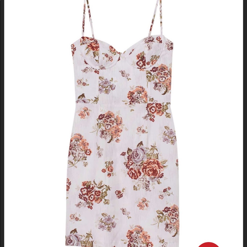 Brock collection x H&M pink floral mini dress NWT